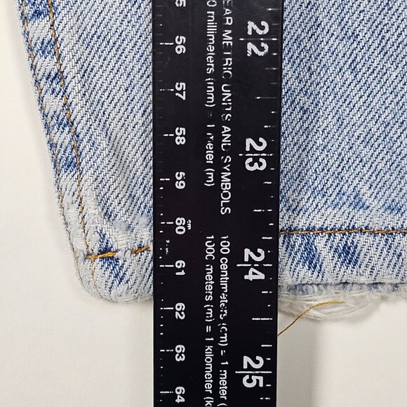 Vintage 90s Levis Orange Tab Slim Fit Cotton Womens Size 10 Blue Denim Jeans - Picture 12 of 12